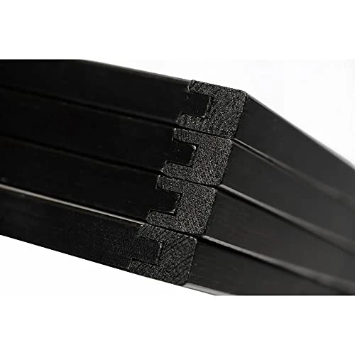 3 Panel Room Divider Privacy Screen Botanical Floral Accented Black 71” Tall 4 3 Panel Room Divider Privacy Screen Botanical Floral Accented Black 71” Tall - Image 4