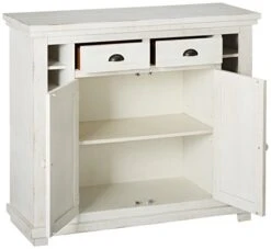 Progressive Furniture Willow Server, Distressed White -Best Furniture Store 41P55KXfrYL
