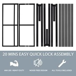 14'' Metal Platform Queen Bed Frame With Strong Steel Slats Support/Sufficient Storage Space/Mattress Foundation/No Box Spring Needed/Easy Assembly -Best Furniture Store 41PDQcO0GaL