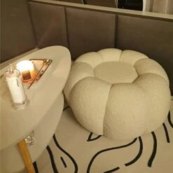 DBHCXD Stools Living Room Sofa Ottomans Light Home Single Small Round Stool -Best Furniture Store 41PMBpjftFL