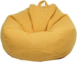 WAQIA Stuffed Animal Storage Bean Bag Chair Cover (No Filler) - Stuffable Zipper Beanbag Cover-Cotton Linen Memory Foam Beanbag Replacement Cover For Adults And Kids Without Filling -Best Furniture Store 41PPn7MMJpL. AC