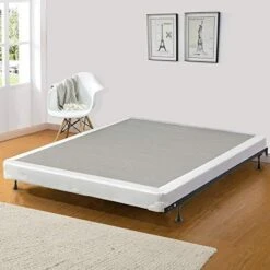 Fully Assembled Wood Traditional Box Spring/Foundation For Mattress, King Size, White -Best Furniture Store 41PVXEMRVL. AC