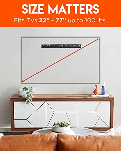 ECHOGEAR No Drill TV Drywall Mount - Slim No Stud Design Holds TVs Up To 100lbs With Nails - Easy Install With No Drilling Required 2 ECHOGEAR No Drill TV Drywall Mount - Slim No Stud Design Holds TVs Up To 100lbs With Nails - Easy Install With No Drilling Required - Image 2