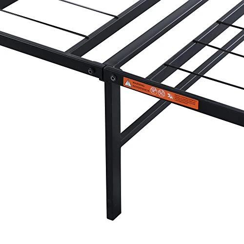 14 Inch Dura Metal Comfort Base, Platform Bed Frame,Steel Slat Support, Twin, Black 2 14 Inch Dura Metal Comfort Base, Platform Bed Frame,Steel Slat Support, Twin, Black - Image 2