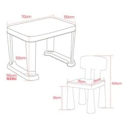 Whitsunday Children Kids Table And Chair Set (2 Chairs Included) - Ideal For Arts & Crafts, Snack Time, Homeschooling, Homework (Pink Set) -Best Furniture Store 41R1ZnTia3L