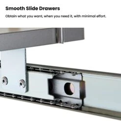 Home Zone Living Pull Out Kitchen Cabinet Organizer With Two Tiers Of Storage, 7.5” W X 20” D, Satin Nickel With Light Brown Wood Finish, Virtuoso Collection 11 Home Zone Living Pull Out Kitchen Cabinet Organizer With Two Tiers Of Storage, 7.5” W X 20” D, Satin Nickel With Light Brown Wood Finish, Virtuoso Collection -Best Furniture Store 41RS8pYHmgL