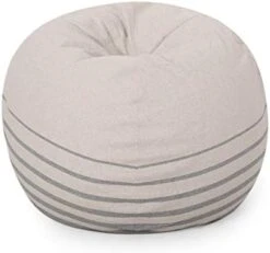 Christopher Knight Home Hudgeons 5 Foot Striped Bean Bag - Natural/Brown Stripes -Best Furniture Store 41S1nJT4xL. AC