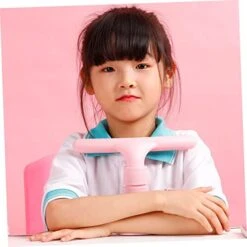 STOBOK Writing Corrector Kids Work Desk Kids Tools Adjustable Chair Sitting Gesture Correcting Rack Desk Sitting Posture Correct Device Reading Posture Helper Abs Pink Desk Sitting Rack -Best Furniture Store 41S9VD95lwL