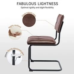 BV Dining Chair Set Of 2, Vintage Suede Mid Century Dining Chair, Suede Fabric Chairs With Metal Chrome Legs For Kitchen, Dining Room, Living Room 11 BV Dining Chair Set Of 2, Vintage Suede Mid Century Dining Chair, Suede Fabric Chairs With Metal Chrome Legs For Kitchen, Dining Room, Living Room -Best Furniture Store 41SAANiXz7L