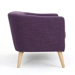 Christopher Knight Home Bridie Mid-Century Modern Loveseat, Muted Purple Fabric -Best Furniture Store 41SHDRcw8AL