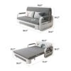 Luck Live Sofa Bed -Pull Out Sofa Bed Futon -Sleeper Couches For Living Room-Suitable For Small Space, RV Sofa Bed, Lounge