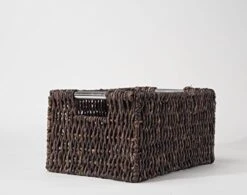 Dee Rectangular Basket, Brown, Large -Best Furniture Store 41SrXxYHuVL