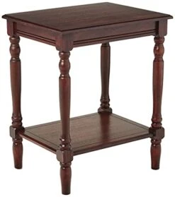 Decor Therapy Simplify End Table With Shelf, Espresso