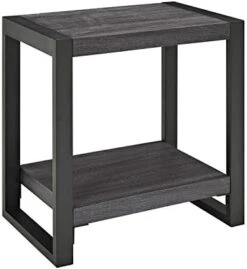 Walker Edison Industrial Wood End Side Accent Table Living Room Entryway Kitchen Dining Room Console Living Room, 24 Inch, Charcoal 8 Walker Edison Industrial Wood End Side Accent Table Living Room Entryway Kitchen Dining Room Console Living Room, 24 Inch, Charcoal -Best Furniture Store 41TJNZgcsVL. AC