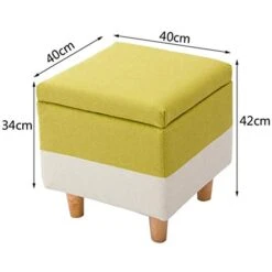 DBHCXD Solid Wood Footstool Home Living Room Storage Stool Creative Multifunctional Fabric Change Shoes Stool Storage Stool (Color : E)