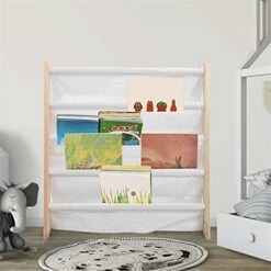 SBDFK Standing Children's Bookshelf Wooden Baby Reading Rack Storage Shelf Simple Bookcase Furniture -Best Furniture Store 41U0yCojd3S