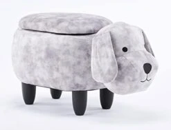 Home 2 Office Hippo Childrens Size Animal Storage Ottoman Furniture For Bedroom, Grey -Best Furniture Store 41UZk1C2smL. AC 1