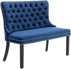 Civama Dining Chairs Set Of 6, Velvet Nikki Collection Dining Room Chair Upholstered Modern Luxury Tufted With Nailhead Trim Back Pull Ring Solid Wooden Legs, Beige -Best Furniture Store 41UsdD6s1CL. AC