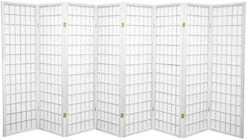 Al Furniture 5 Ft. Tall Window Pane Shoji Screen - White - 4 Panels -Best Furniture Store 41Ux5lmWeVL. AC
