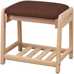 Koizumi Study Desk FLC-802MOGY Study Chair, Natural, W 19.1 X D 15.7 X H 20.5 Inches (48.5 X 40 X 52 Cm), Faris Stool MO, Gray -Best Furniture Store 41V9bVf C5L. AC