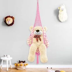 Stuffed Animal Net Or Hammock With LED Light, Toy Storage Hammock Hanging Stuffed Animal Storage Mesh Holder With Tassels For Kids Bedroom 13 Stuffed Animal Net Or Hammock With LED Light, Toy Storage Hammock Hanging Stuffed Animal Storage Mesh Holder With Tassels For Kids Bedroom -Best Furniture Store 41VC2UDN7UL