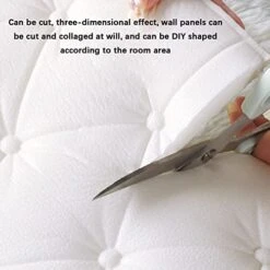 LXBAMKEA Kid's Anti-Collision Wall Stickers, Self-Adhesive Soft Bag 3D Wall Panels, Nursery Playroom Children's Bedroom 3D Wall Cushion, Background Waterproof Wall Pad (Color : Off White, Size : 10P 20 LXBAMKEA Kid's Anti-Collision Wall Stickers, Self-Adhesive Soft Bag 3D Wall Panels, Nursery Playroom Children's Bedroom 3D Wall Cushion, Background Waterproof Wall Pad (Color : Off White, Size : 10P -Best Furniture Store 41VnGLfP4OL