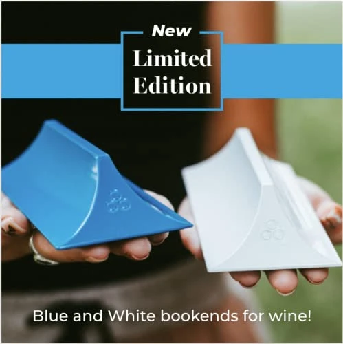 | A Table Top Wine Rack That’s Just Like Bookends For Wine For Up To 9 Bottles. (Sparkling White) 1 | A Table Top Wine Rack That’s Just Like Bookends For Wine For Up To 9 Bottles. (Sparkling White)