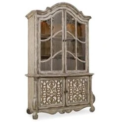 Hooker Furniture Chatelet China Cabinet In Caramel Froth