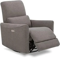 CHITA Power Recliner Swivel Glider, Upholstered Faux Leather Living Room Reclining Sofa Chair With Lumbar Support, Cognac Brown 21 CHITA Power Recliner Swivel Glider, Upholstered Faux Leather Living Room Reclining Sofa Chair With Lumbar Support, Cognac Brown -Best Furniture Store 41WEw6Uf7L. AC