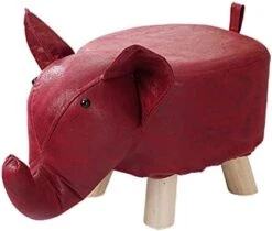 Gazechimp Animal Footstool, Foot Rest With Wooden Legs, Cute Storage Multifunctional Cartoon Sofa Tea Stool, Kids Stool For Bedroom Playroom Guest Rooms, Gray -Best Furniture Store 41WRvILUpL. AC