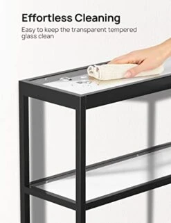 Evajoy Console Table, 55" Entryway Table With 3 Tiers, Open Glass Sofa Table For Living Room, Foyer, Entryway, Bedroom, Hallway 12 Evajoy Console Table, 55" Entryway Table With 3 Tiers, Open Glass Sofa Table For Living Room, Foyer, Entryway, Bedroom, Hallway -Best Furniture Store 41WcZUJkKRL