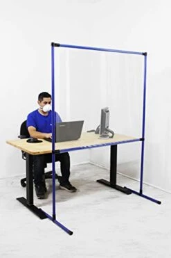 Featherlite Vinyl Room Divider/Partitions By BenchPro. 40" H X 57" W X 24" D