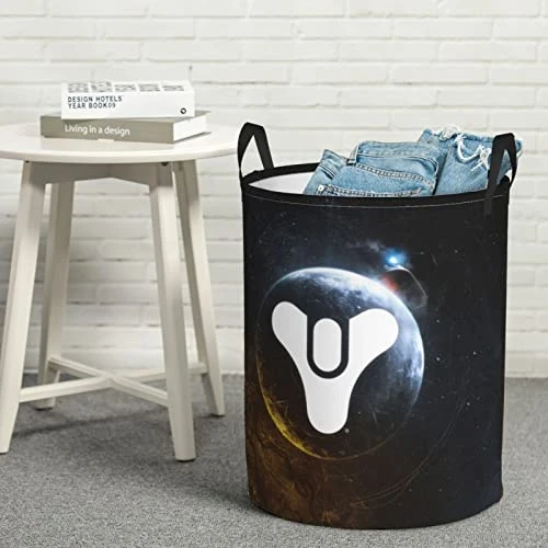 Jrktuwdg De-stiny 2 Laundry Basket Large Fabric Dirty Clothes Hampers For Bedroom, Nursery Baby Hamper Easy Carry Durable 4 Jrktuwdg De-stiny 2 Laundry Basket Large Fabric Dirty Clothes Hampers For Bedroom, Nursery Baby Hamper Easy Carry Durable - Image 4