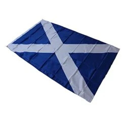 MatureGirl Canvas Proof And And Colors The Header Fading Scottish Flag Double VividS Of The Decoration & Hangs Small Sculptures For Shelf (As Shows, One Size) -Best Furniture Store 41XcnPUTWWS