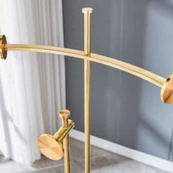 ANMMBER Metal Furniture Standing Entrance Hall Floor Hanger Clothing Golden Hanger Clothing Wardrobe (Color : E, Size : As Shown) 11 ANMMBER Metal Furniture Standing Entrance Hall Floor Hanger Clothing Golden Hanger Clothing Wardrobe (Color : E, Size : As Shown) -Best Furniture Store 41XfDlrzYGL