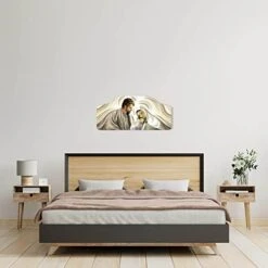 Nativity Design Headboard, 42x92 Cm, Grey, Carved Panel -Best Furniture Store 41Xjz7vd4rL
