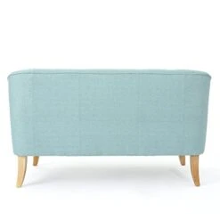Christopher Knight Home Justus Mid-Century Modern Fabric Loveseat, Light Blue / Natural 13 Christopher Knight Home Justus Mid-Century Modern Fabric Loveseat, Light Blue / Natural -Best Furniture Store 41XxilvuvcL
