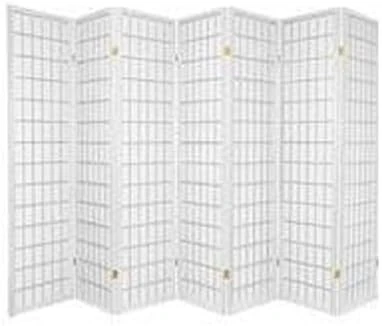 7 Panel Room Divider - Cherry 5 7 Panel Room Divider - Cherry - Image 5