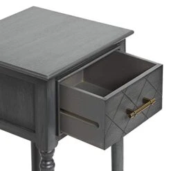 Silverwood Side Table, 14 L X 14 W X 28 H In, Grey -Best Furniture Store 41YQvlJyHNL