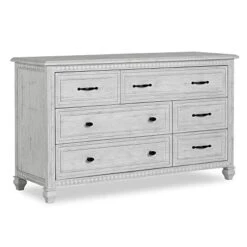 Baby Girls Modern Evolur Madison Double Dresser In Antique Grey Mist, Antique Grey Mist, 34.3x20.4x54 Inch Pack Of 1 US -Best Furniture Store 41YvsExU3cL