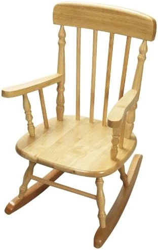 Gift Mark Children's Spindle Rocking Chair, Cherry 9 Gift Mark Children's Spindle Rocking Chair, Cherry - Image 9