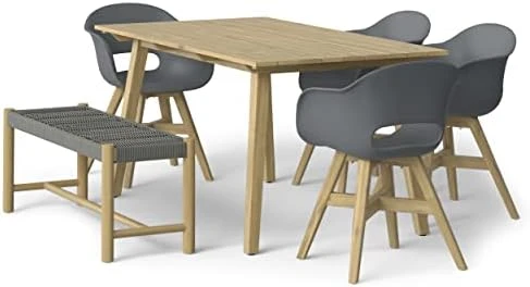 SIMPLIHOME Noreen Square Pouf, Footstool, Upholstered In Light Blue And White Cotton Handloom Woven Pattern, For The Living Room, Bedroom And Kids Room, Transitional, 10 SIMPLIHOME Noreen Square Pouf, Footstool, Upholstered In Light Blue And White Cotton Handloom Woven Pattern, For The Living Room, Bedroom And Kids Room, Transitional, - Image 10