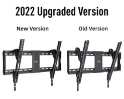 USX MOUNT TV Wall Mount Tilting Brackets For Most 37"-90" Flat Curved Screen TVs, Wall Mount TV Bracket With Max VESA 600x400mm, Weight Capacity 132lbs, Low Profile Space Saving For 16", 24" Stud -Best Furniture Store 41ZCTeCLEcL