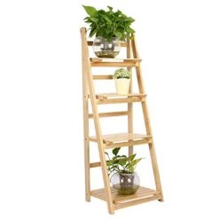 Mavis Laven Display Rack Ladder Shelf Flower Stand Storage Bookshelf Ladder Shelving Home Balcony Office (#1) -Best Furniture Store 41ZNhRlSmLL
