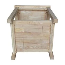 International Concepts Hampton End Table, Unfinished -Best Furniture Store 41Zi8MUiDQL