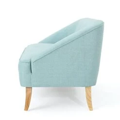 Christopher Knight Home Justus Mid-Century Modern Fabric Loveseat, Light Blue / Natural 12 Christopher Knight Home Justus Mid-Century Modern Fabric Loveseat, Light Blue / Natural -Best Furniture Store 41ZiZp3Sz4L