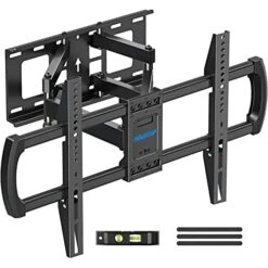 MOUNTUP TV Wall Mount, TV Mount Swivel And Tilt Full Motion For Most 42-82 Inch Flat Curved TVs, Wall Mount TV Bracket With Articulating Arm, Holds Up To 100lbs Max VESA 600x400mm, Fits 12" 16" Studs