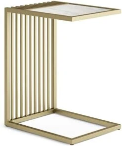 SIMPLIHOME Skyler SOLID MANGO WOOD And Metal 18 Inch Wide Rectangle Industrial C Side Table In Dark Cognac Brown, Fully Assembled, For The Living Room And Bedroom -Best Furniture Store 41aVQ4fijL. AC