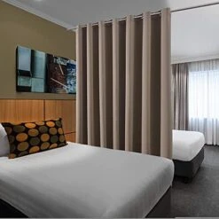 BluCOASTLINE Room Divider Curtain Room Partition For Bedroom/Home Theatre/Conference Room Blackout Curtains Backdrop Anti-Peeping Privacy Window Curtain, 15ft Wide X 8ft Tall, Navy Blue, 1 Panel 24 BluCOASTLINE Room Divider Curtain Room Partition For Bedroom/Home Theatre/Conference Room Blackout Curtains Backdrop Anti-Peeping Privacy Window Curtain, 15ft Wide X 8ft Tall, Navy Blue, 1 Panel -Best Furniture Store 41am9TXGnQS. AC