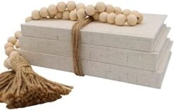 Kigan Home Linen Covered Decorative Books, Set Of 3 (Pearl White) - Fabric Covered Book Set Home Decor For Shelves, Fireplace Mantel, Coffee Table, Console/Bedside Table Or Farmhouse Tiered Tray 17 Kigan Home Linen Covered Decorative Books, Set Of 3 (Pearl White) - Fabric Covered Book Set Home Decor For Shelves, Fireplace Mantel, Coffee Table, Console/Bedside Table Or Farmhouse Tiered Tray -Best Furniture Store 41atPTHjnHL. AC